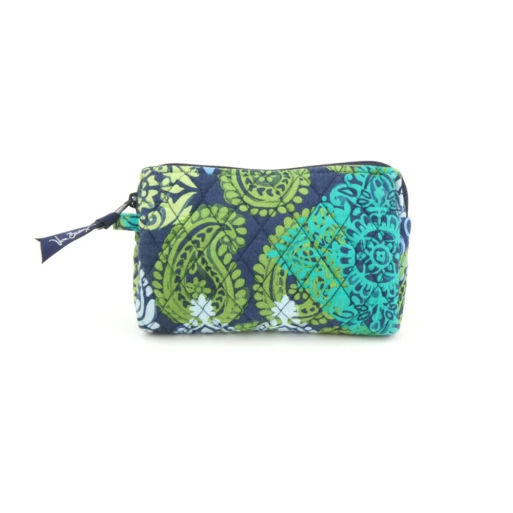 Vera Bradley Caribbean Sea Small Cosmetic Case